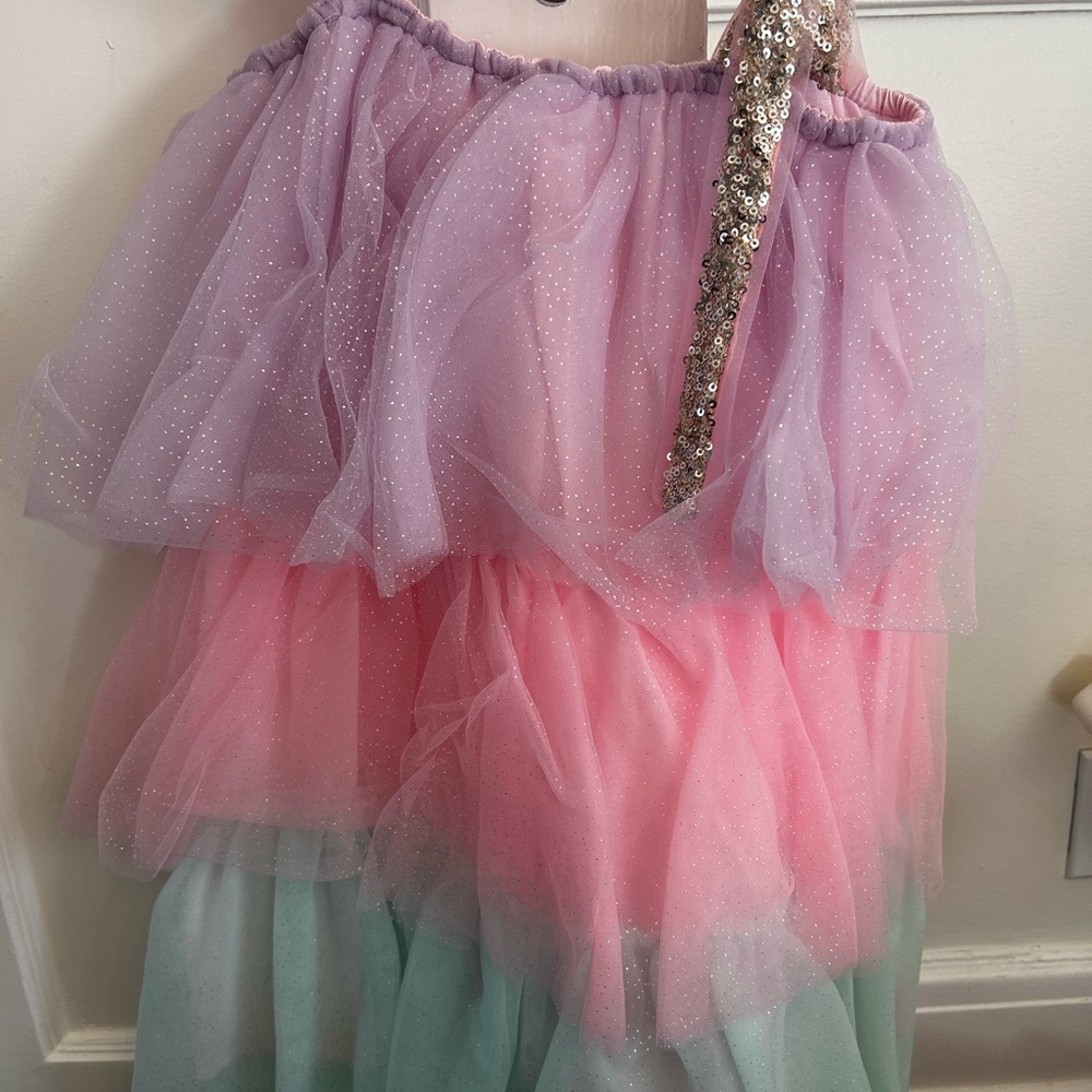 Lola and the boys sparkle ombré dress. Never worn. Adorable - size 6 - Picture 5 of 5